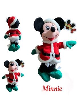 Minnie Mouse Christmas Santa Mini Bean Bag